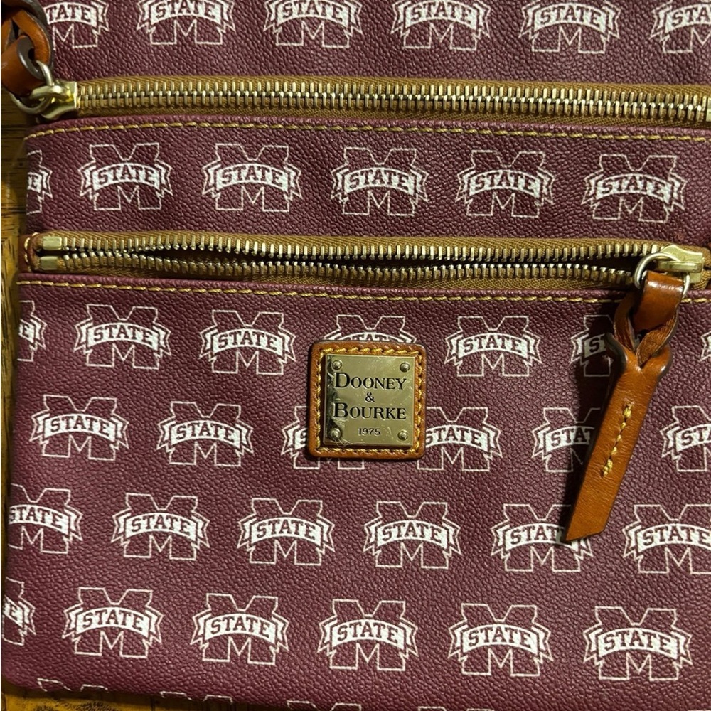 Dooney & Bourke Maroon Crossbody Bag